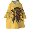 Feathers Wolf Hoodie