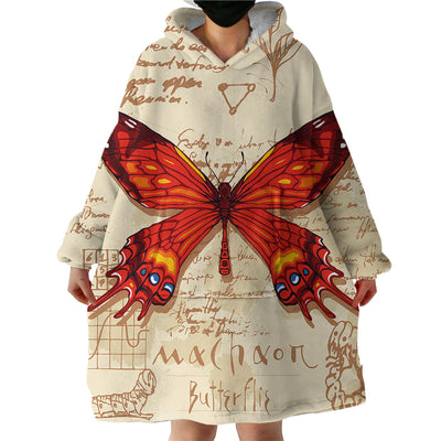 Colorful Butterfly Blanket Hoodie