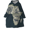 Wild Animal Printed Wearable Hoodie Blanket