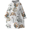 Animal Print Wearable Blanket Hoodie