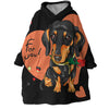 Dachshund Fleece Wearable Blanket