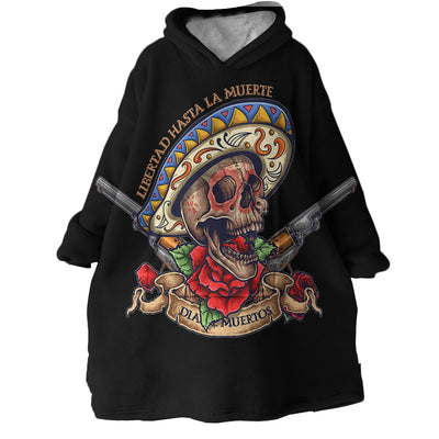 Mexico Skull Blanket Hoodie